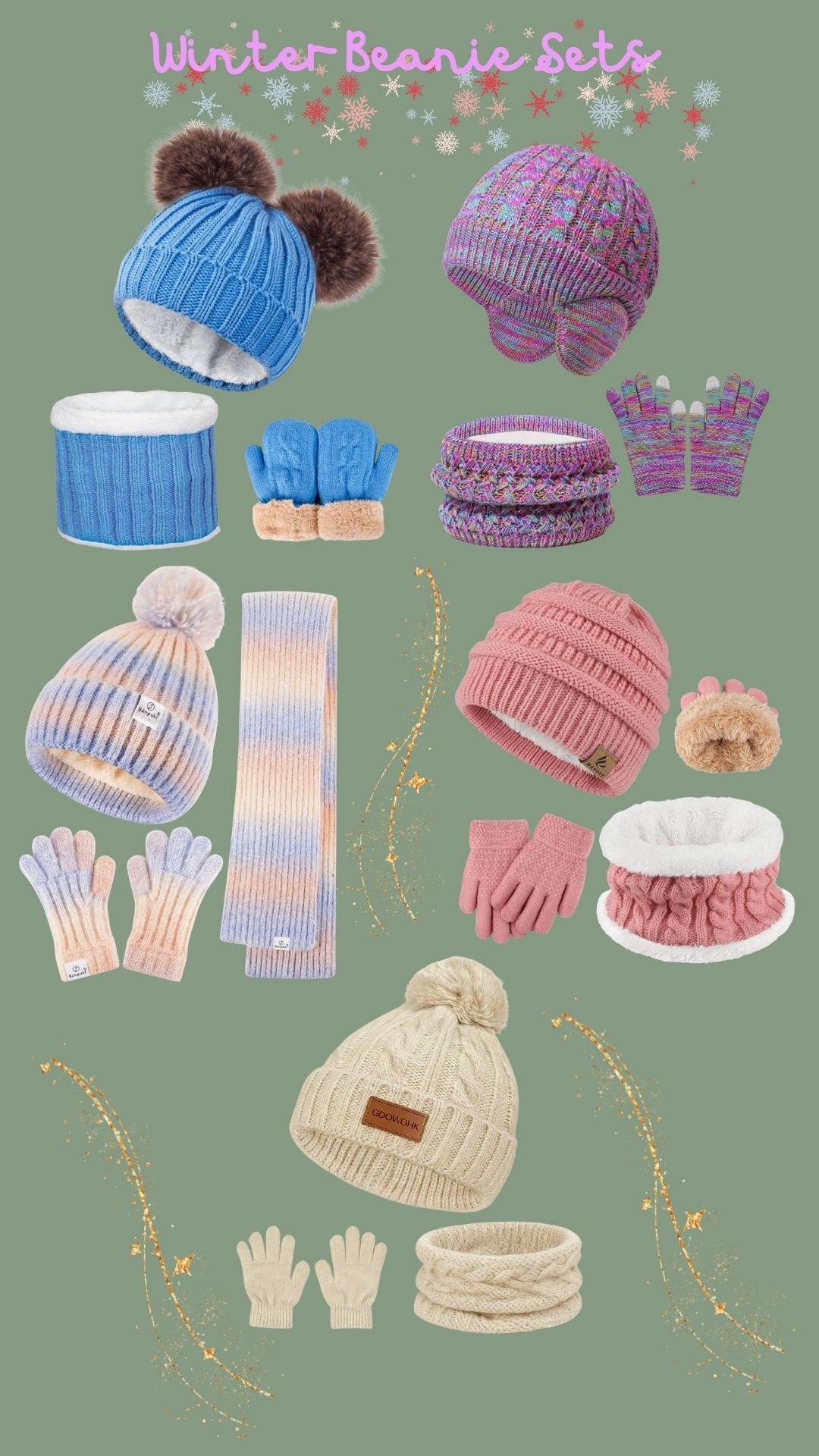 Kids Winter Beanie Gloves Scarf
Set 🧣 Neck warmer. 
Amazon finds ✨
Little girls, Big girls 👧 

#LTKFamily #LTKGiftGuide #LTKKids