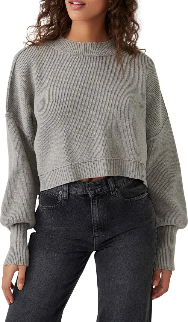 Easy Street Crop Pullover | Nordstrom