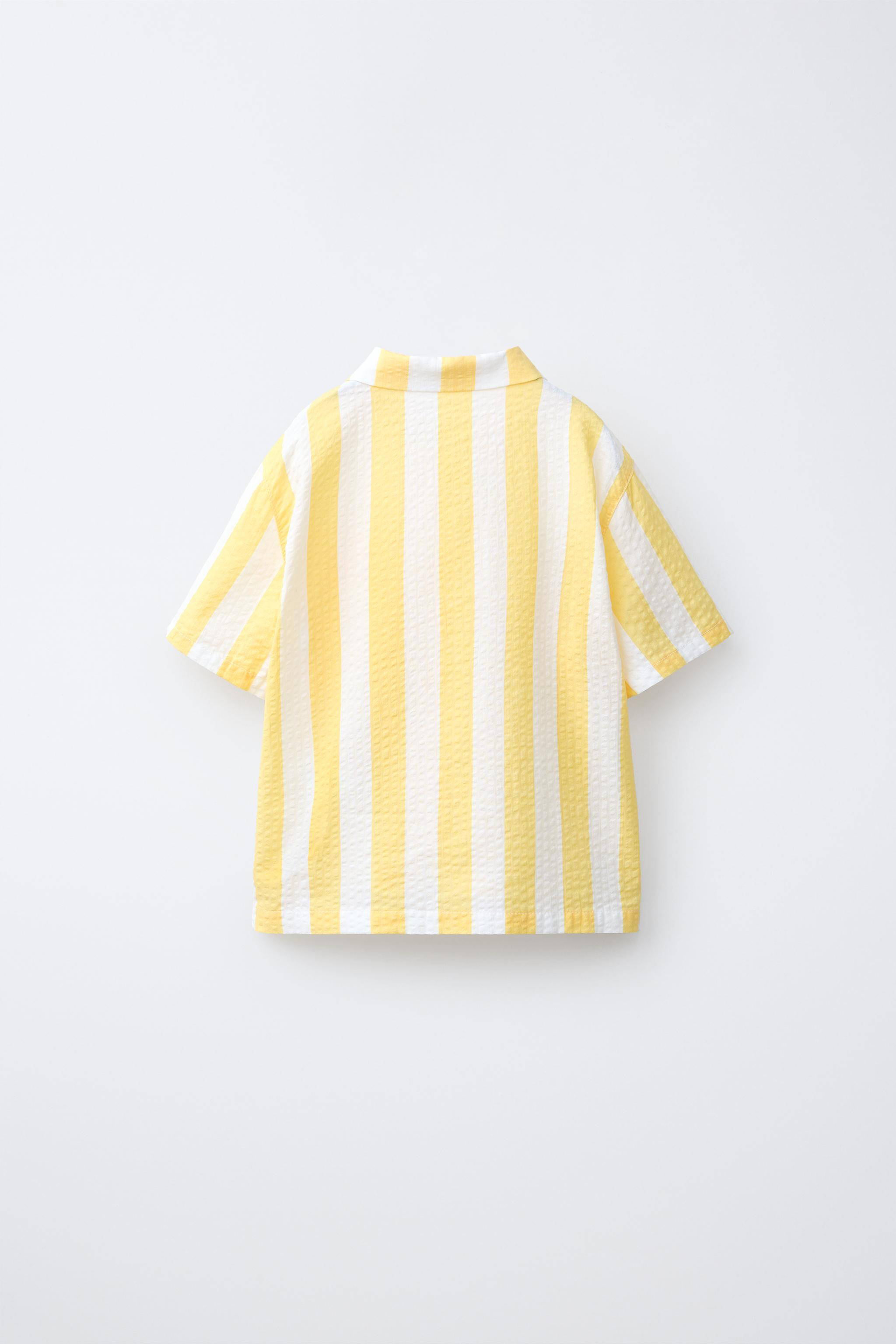 STRIPED SEERSUCKER SHIRT | Zara US