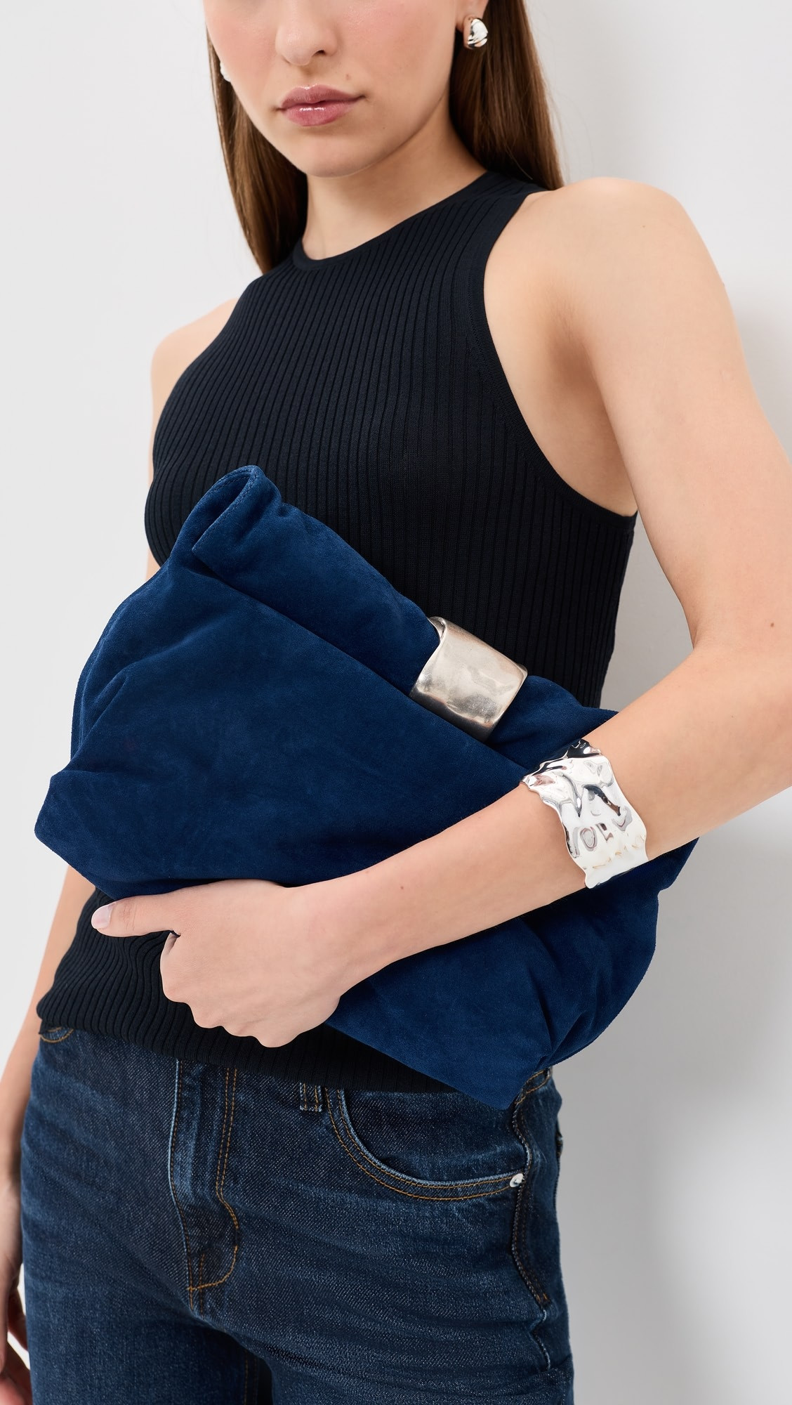 Suede Cuff Clutch | Shopbop