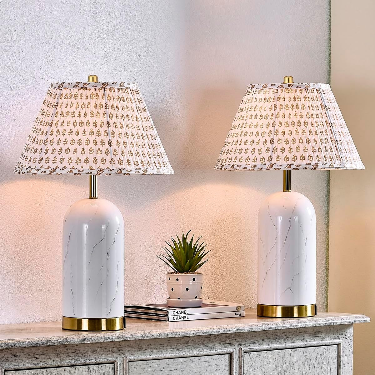 Lamp Shades for Table Lamps,Medium Lamp Shade 7" Top x 13" Bottom x 7.8" Slant Height,Barrel Repl... | Amazon (US)