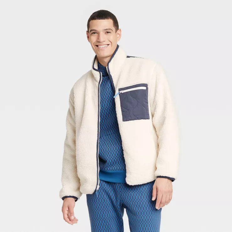 Men's Family Faux Shearling Jacket - Goodfellow & Co™ | Target