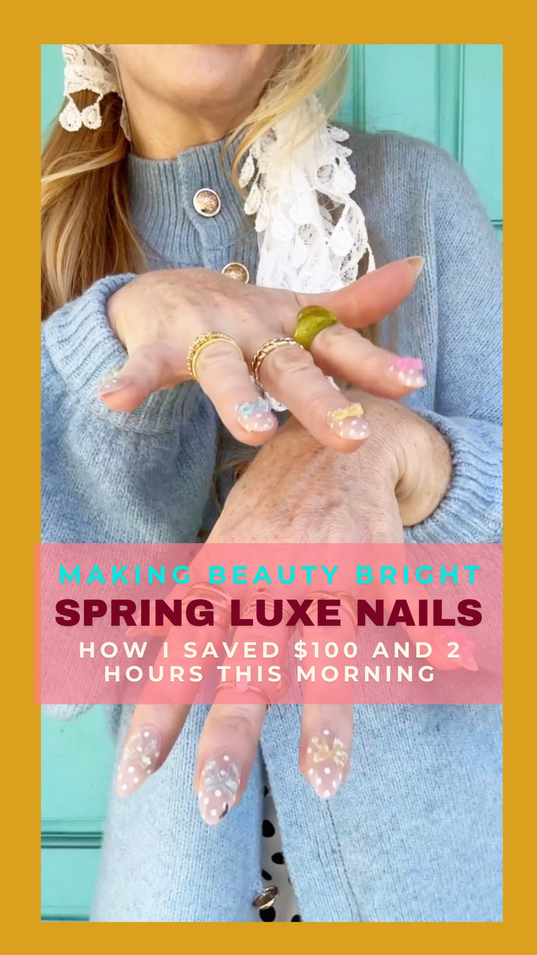 The $15 Spring Mani That Looks Like $120! ✨ | Making Mani Bright Ep. 1

I have officially entered my #DIY nail era! 💅 For Episode 1 of #MakingManiBright, I wanted to show you how I get that "Salon Fresh" look without the 2-hour appointment or the $100 price tag.

These press-ons from Walmart are a total game changer. They have a massive selection of vibrant, "Bright Beauty" colors, and they fit my fair-skinned girls perfectly without looking fake. I’ve linked my exact "At-Home Mani Kit" below, including the glue that I swear by. This whole look costs less than $20! 🛍️✨

#LTKBeauty #LTKUnder50 #DIY #WalmartFinds #SpringManicure #DIYNailTips #BudgetMani #AestheticNails

Spring nail trends 2026, DIY press-on nail review, Walmart beauty finds, affordable luxury manicure, salon quality nails at home, making beauty bright series, vibrant spring nail colors, fair skin friendly nail shades, almond shape press-on nails, long lasting nail glue secrets, budget beauty haul, milky base nails, pastel spring aesthetic, San Diego beauty blogger favorites, easy nail art for beginners, high-end look for less



#LTKBeauty #LTKSeasonal #LTKselfcare