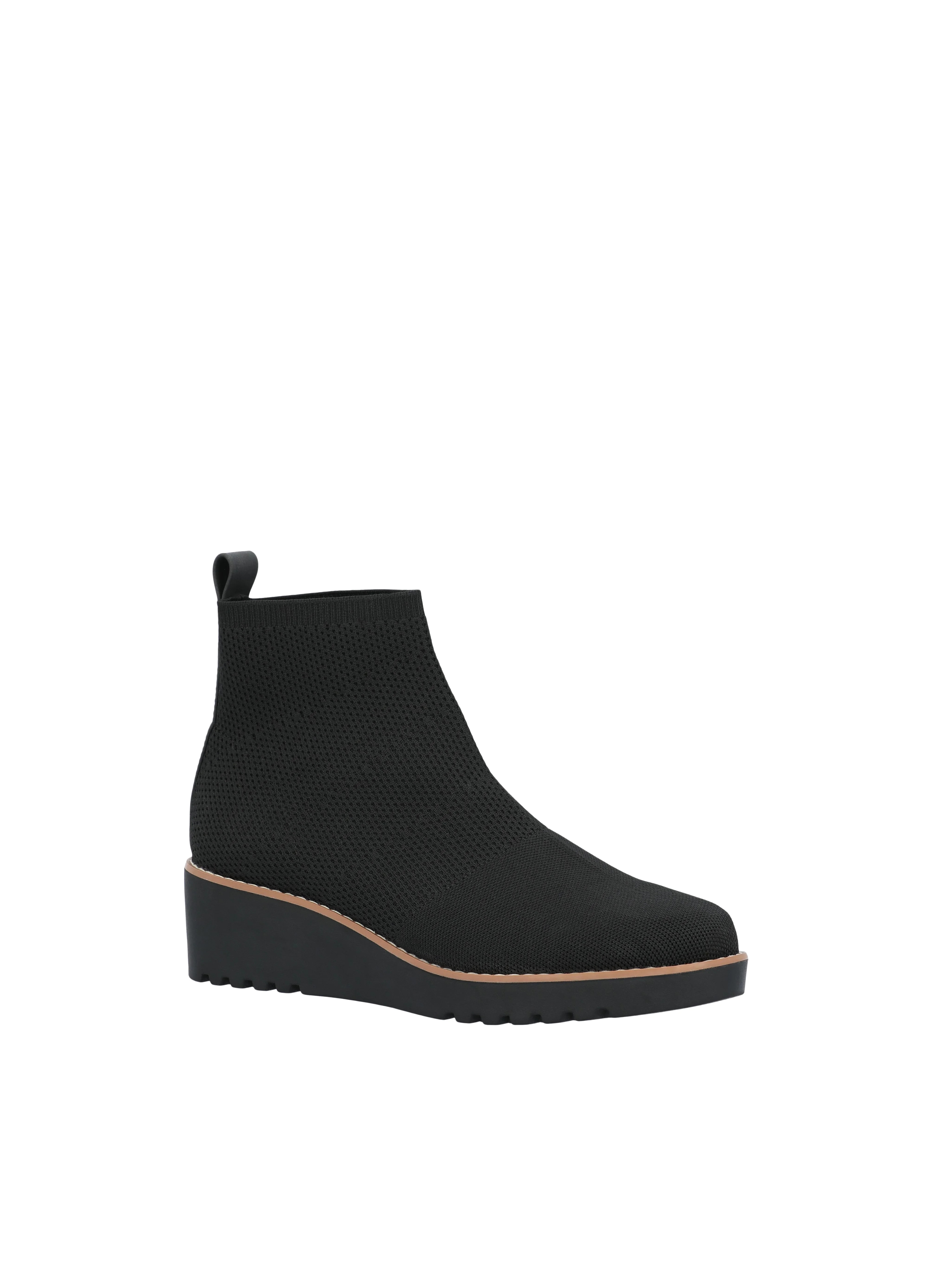 Time and Tru Women's Comfort Knit Wedge Booties | Walmart (US)