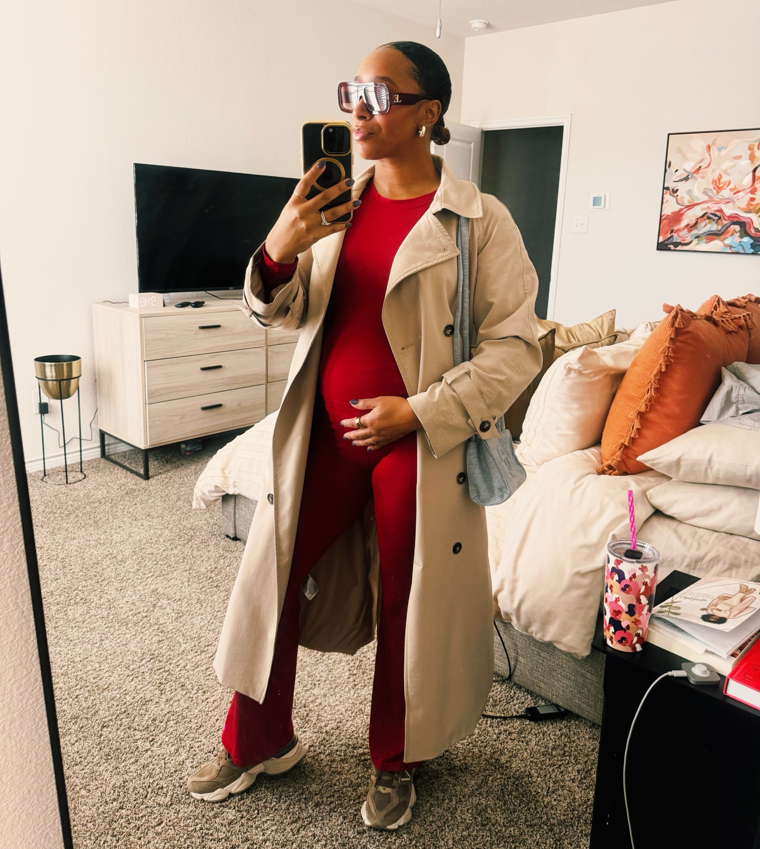 Love this set from Amazon! It’s so cozy and easy to dress up or wear casually. Oh and it’s bump friendly too! 

#LTKFindsUnder50