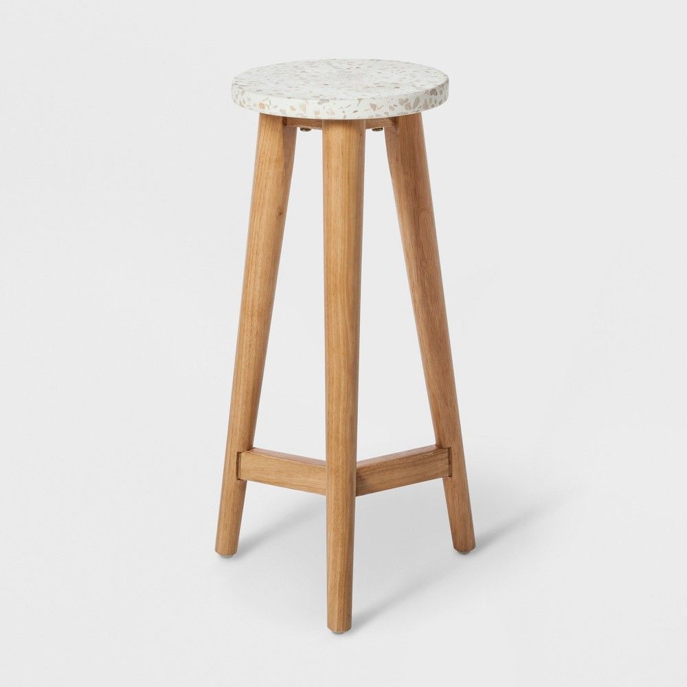 22"" x 9"" Terrazzo Plant Table White/Brown - Project 62 | Target