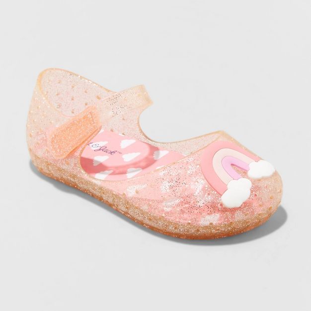 Toddler Girls' Hydee Glitter Jelly Sandals - Cat & Jack™ | Target