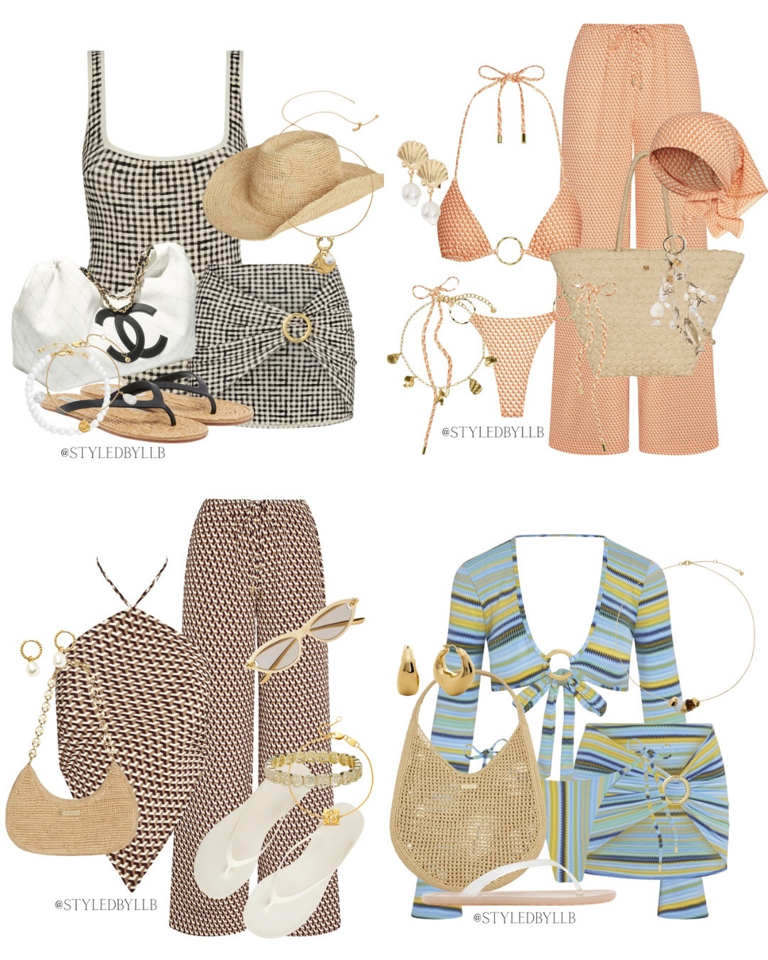 The ultimate beach club wardrobe 🐚🌴✨