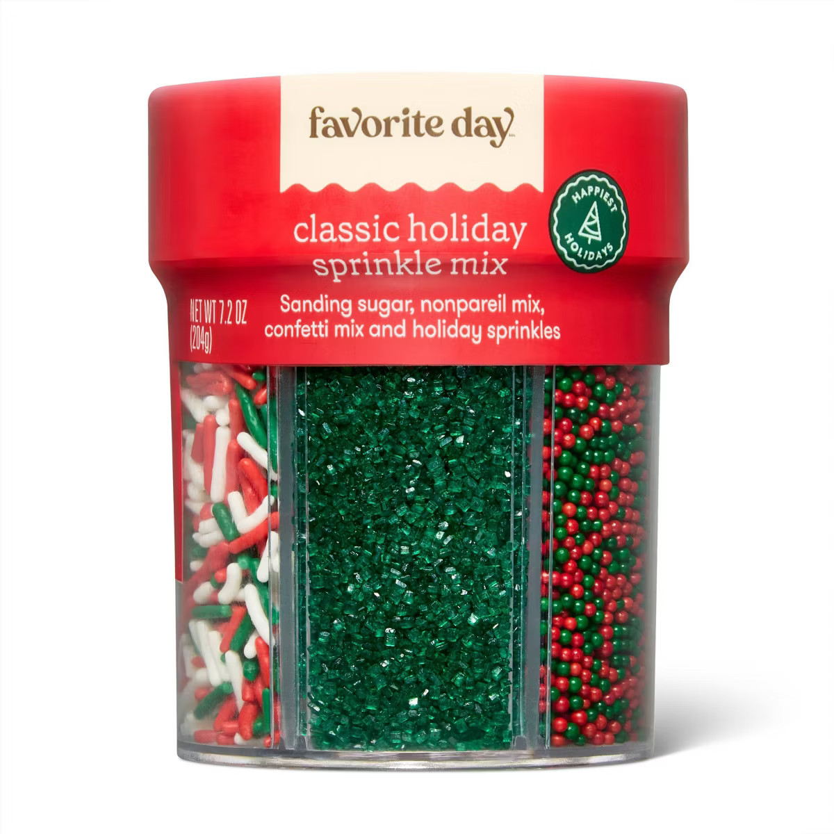 Classic 6 Cell Holiday Sprinkle Mix - 7.27oz - Favorite Day™ | Target