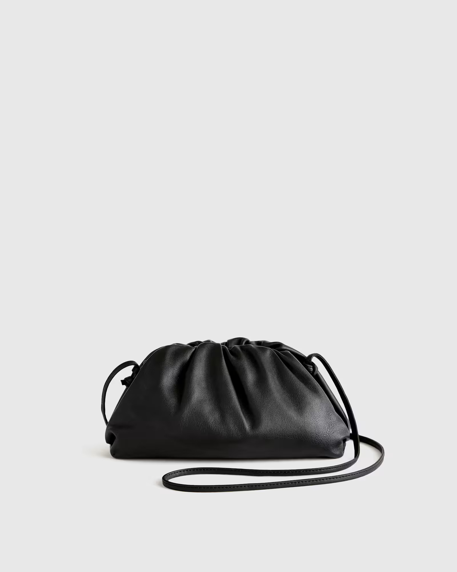 Italian Leather Pouch Crossbody Clutch | Quince