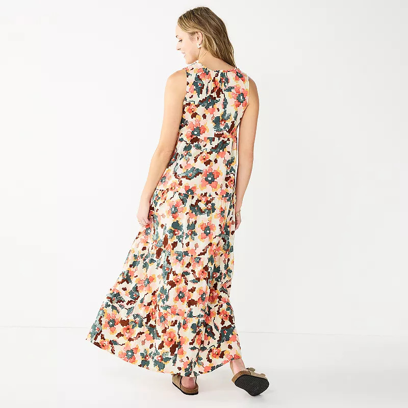 Women's Sonoma Goods For Life® Tiered Maxi Dress | Kohl's