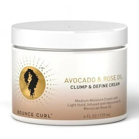 Bounce Curl Avocado & Rose Oil Clump & Define Cream for Curly Frizzy Hair | Walmart (US)