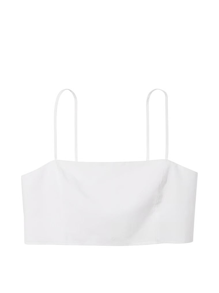 Linen Open-Back Crop Top | Victoria's Secret (US / CA )
