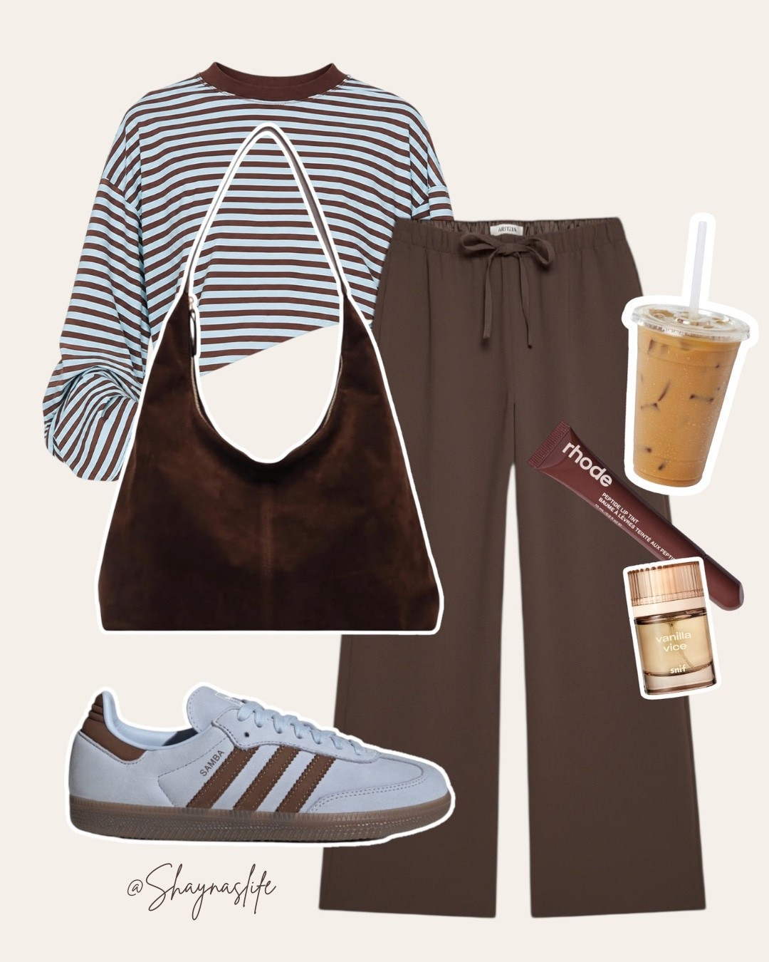 Lodge pant style inspo

I do these pants in a XL for oversized relaxed fit. Large also fits fine too but I like them kinda baggy so I size up in these. I do the regular length and they are plenty long for a sneaker or a small heel I’m 5’5. 

These pants do not wrinkle which is my favorite thing about them ! Dress them up or style more casual like I did here. 

Loved the blue and brown combo.