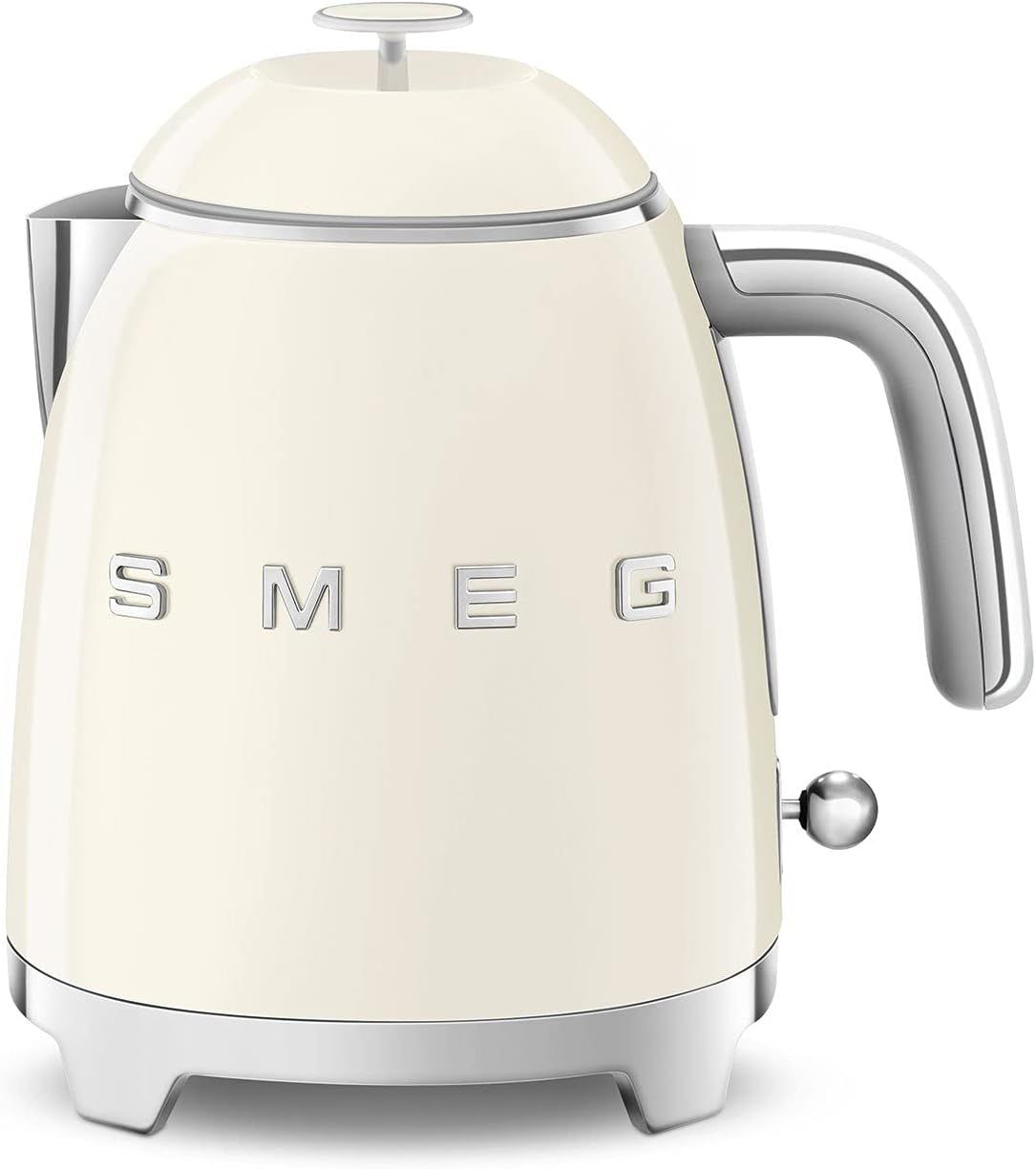 SMEG 50's Retro Style 3 Cup Electric Kettle with Double Wall Anti Slip Base and Water Level Indic... | Amazon (US)