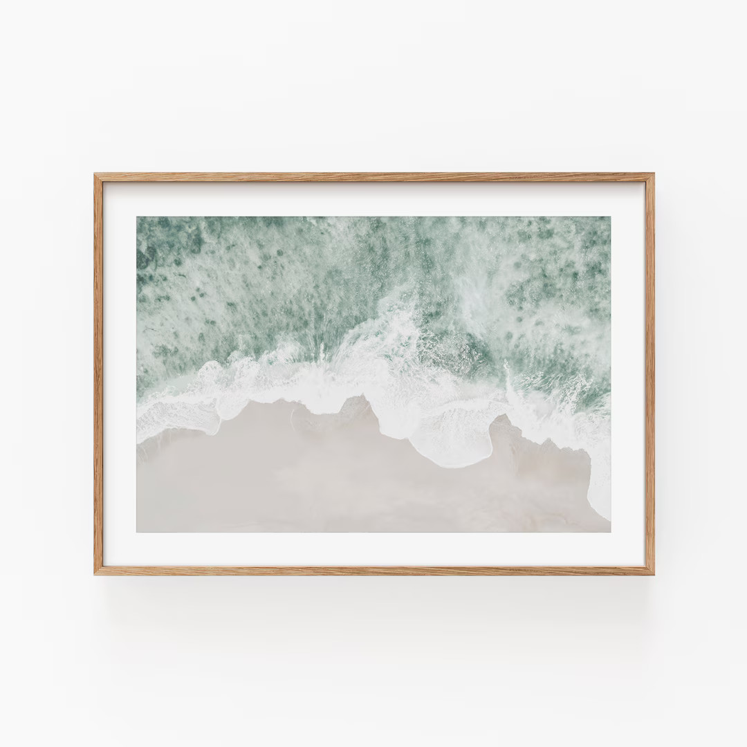 Beach Print, Instant Art, Coastal Decor, Printable Wall Decor, Surf Art Print, Beach Photography,... | Etsy (US)