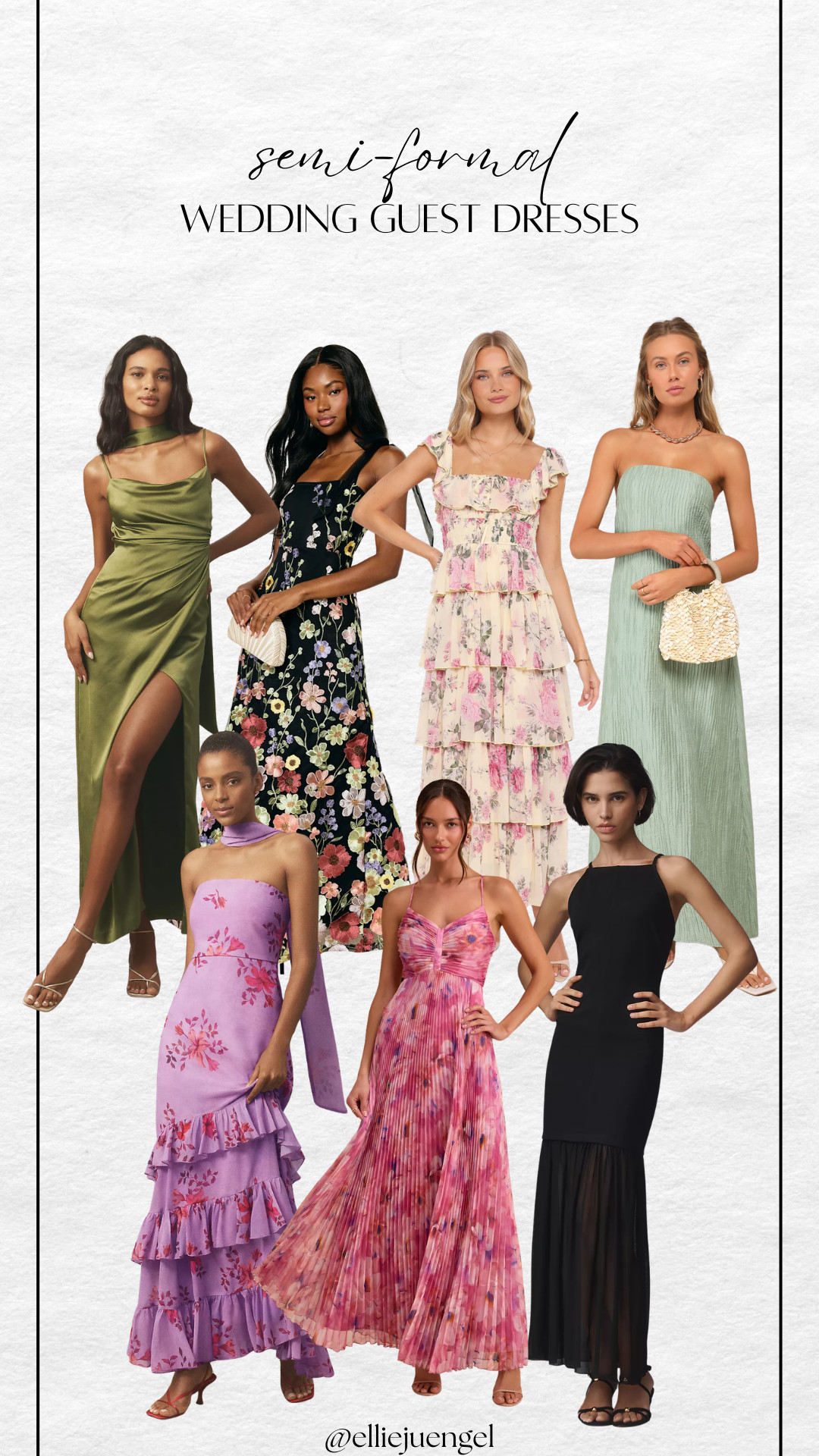 Wedding guest dresses for a semi-formal wedding! 

 #LTKootd #LTKSeasonal #LTKWedding