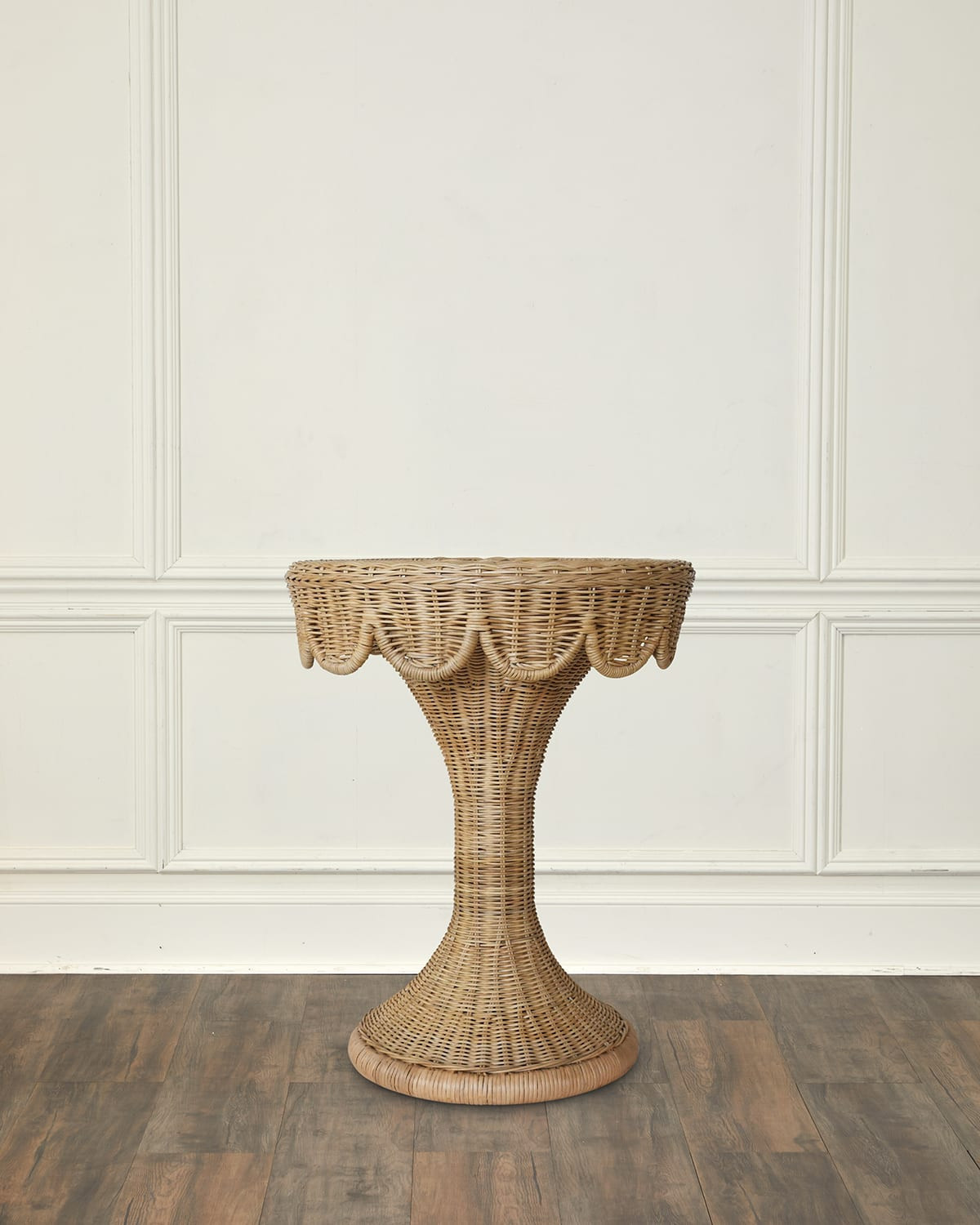 Orla Scallop-Edge Side Table | Neiman Marcus
