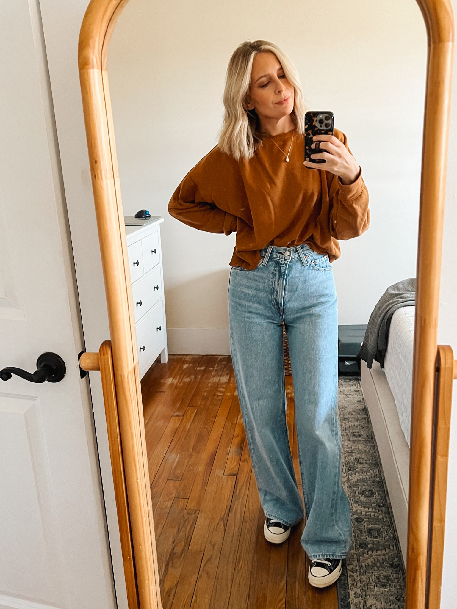 Best wide leg denim. True to size. 

#LTKfindsunder100 #LTKshoecrush #LTKstyletip
