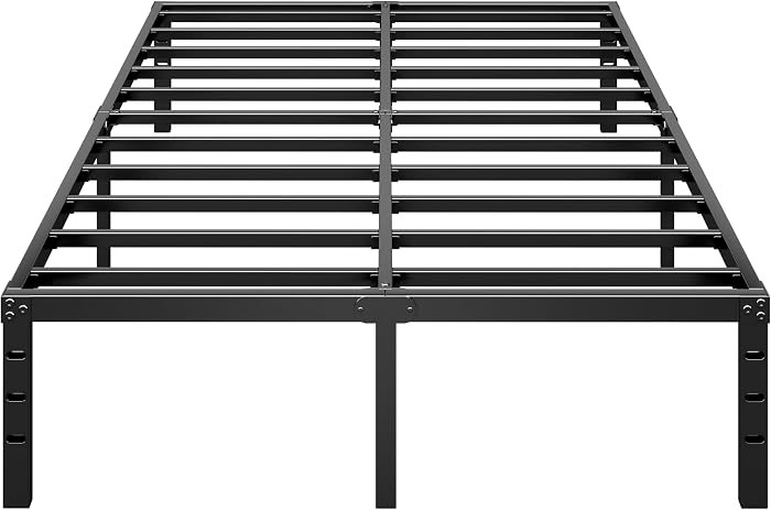 HLIPHA Metal Platform Bed Frame 14 Inch Tall,No Box Spring Needed,Full Size Bed with Heavy Duty S... | Amazon (US)