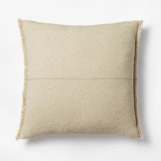 Oversized Woven Striped Square Throw Pillow Neutral - Threshold™ designed with Studio McGee | Target