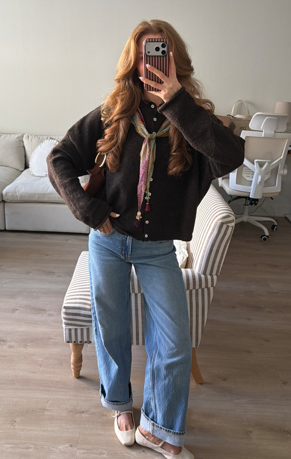 Scarf is from Zara!!!