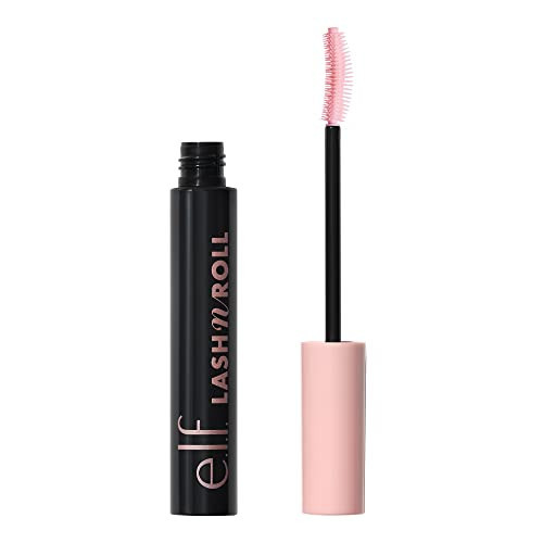 e.l.f. Lash 'N Roll Mascara, Curling Mascara For Visibly Lifted Lashes, Lifts & Separates Lashes. Long-Lasting Formula, Vegan & Cruelty-Free, Black | Amazon (US)