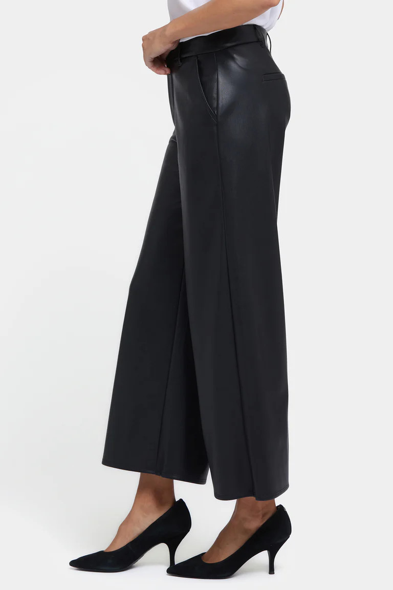Vegan Stretch Leather Morgan Trouser Pants | NYDJ