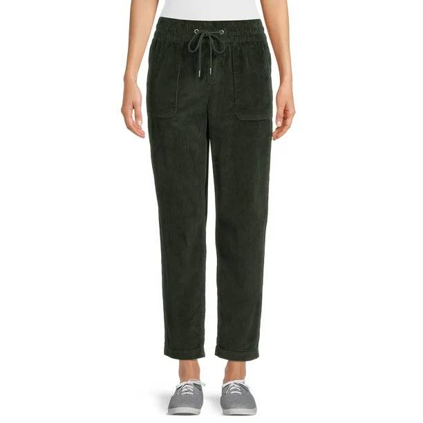 Time And Tru Women's Corduroy Jogger Pants - Walmart.com | Walmart (US)