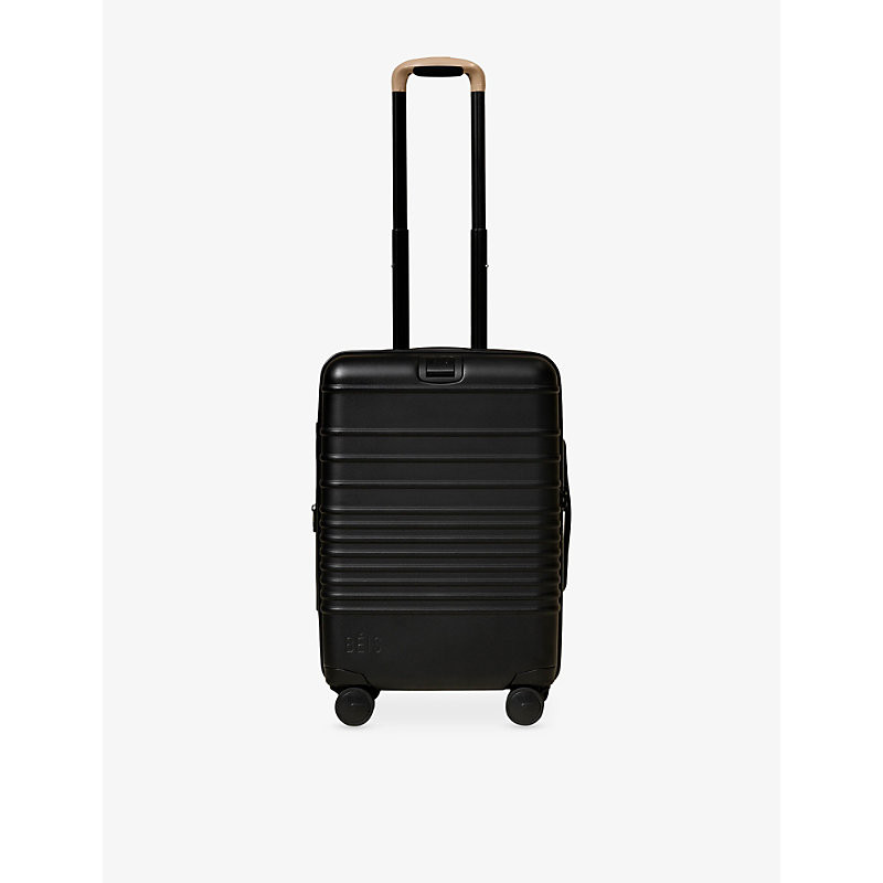 Beis Black The Carry-On Roller 4-Wheel Suitcase 58cm | Selfridges