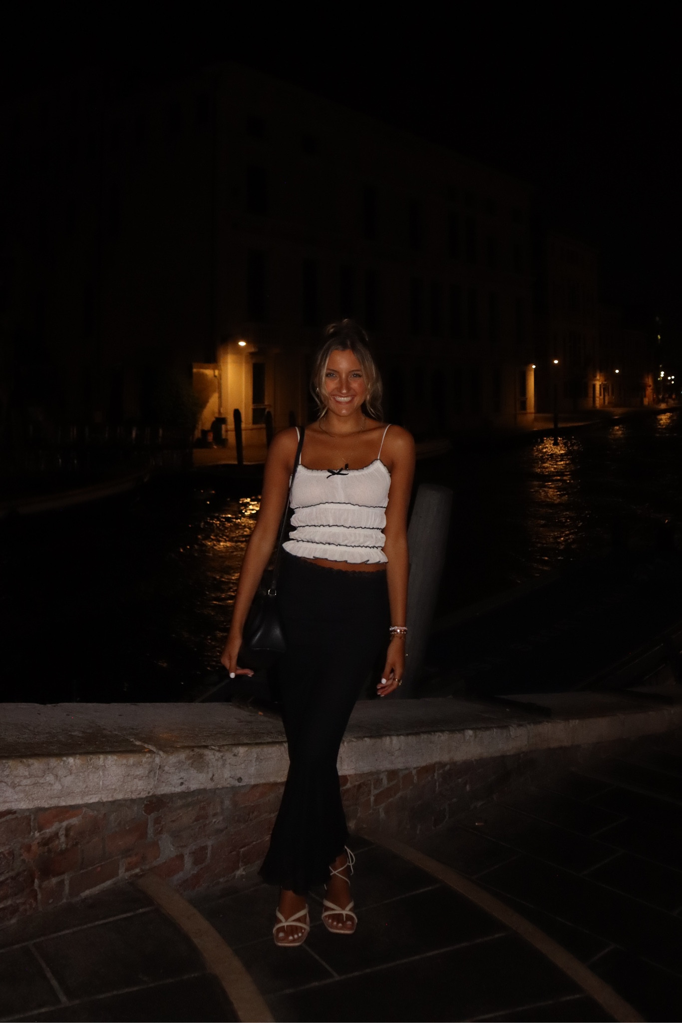 Outfit of the night in Venice Italy ♥️ too is Whitefox (can’t link on LTK)