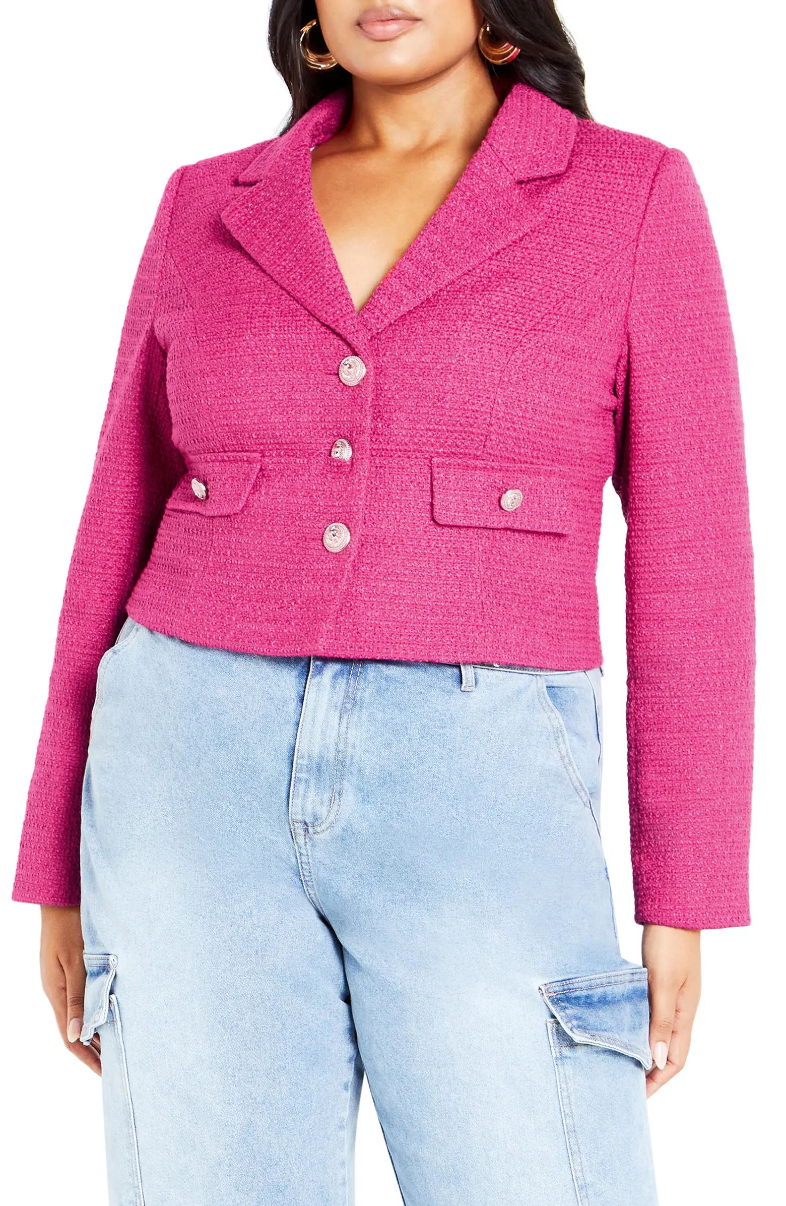 Regina Bouclé Crop Jacket | Nordstrom