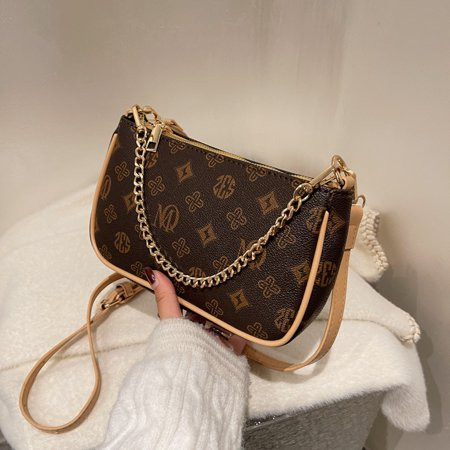 JNNP Bag Add Chain Crossbody Tote brown | Walmart (US)