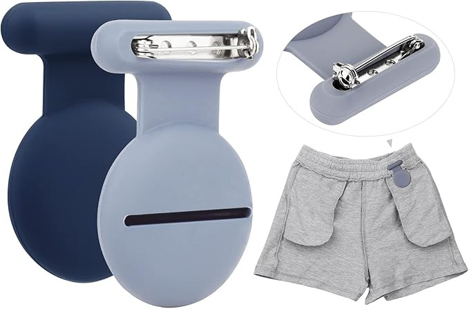 Airtag Hidden GPS Tracker,Airtag for Kids,Elderly,Pet,Clothing (Pro-Navy Blue&Blue) | Amazon (US)