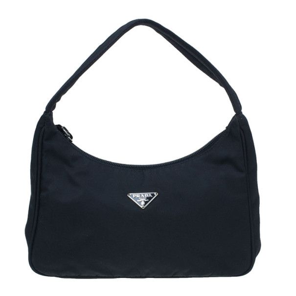 Prada Shoulder Bag Nylon Tessuto Mini Black | StockX