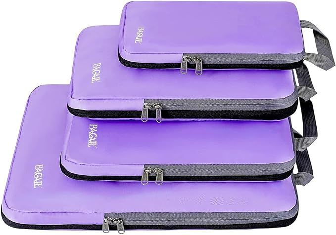 BAGAIL 4 Set/5 Set/6 Set Compression Packing Cubes Travel Accessories Expandable Packing Organize... | Amazon (US)