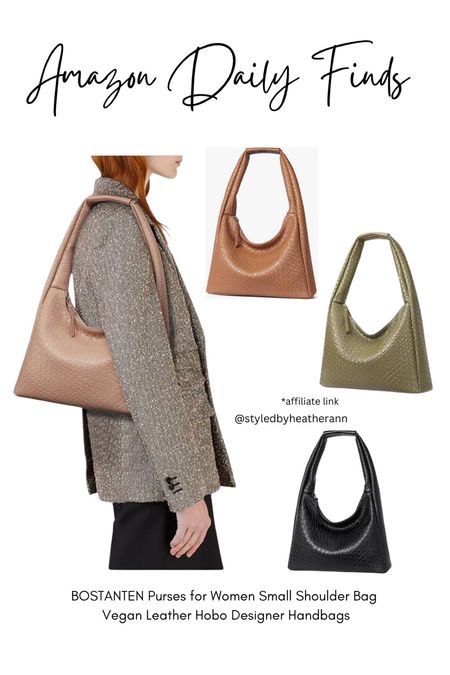 Bostanten Purses for women, small shoulder bag, vegan leather hobo, designer handbags

#LTKfindsunder50 #LTKitbag #LTKstyletip