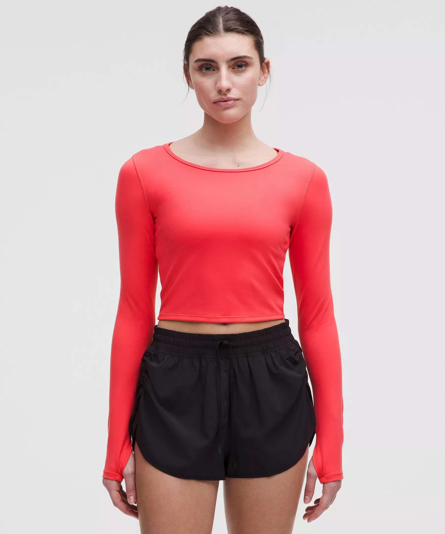 Wunder Train Cropped Long Sleeve Online Only | Lululemon (US)