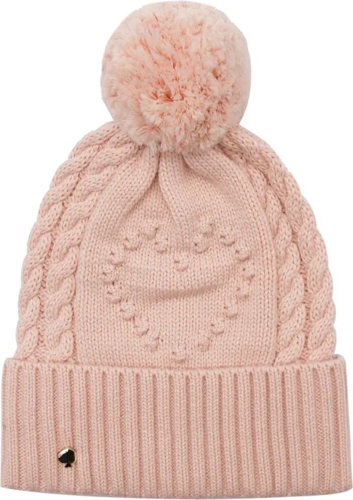 heart bobble beanie | Nordstrom