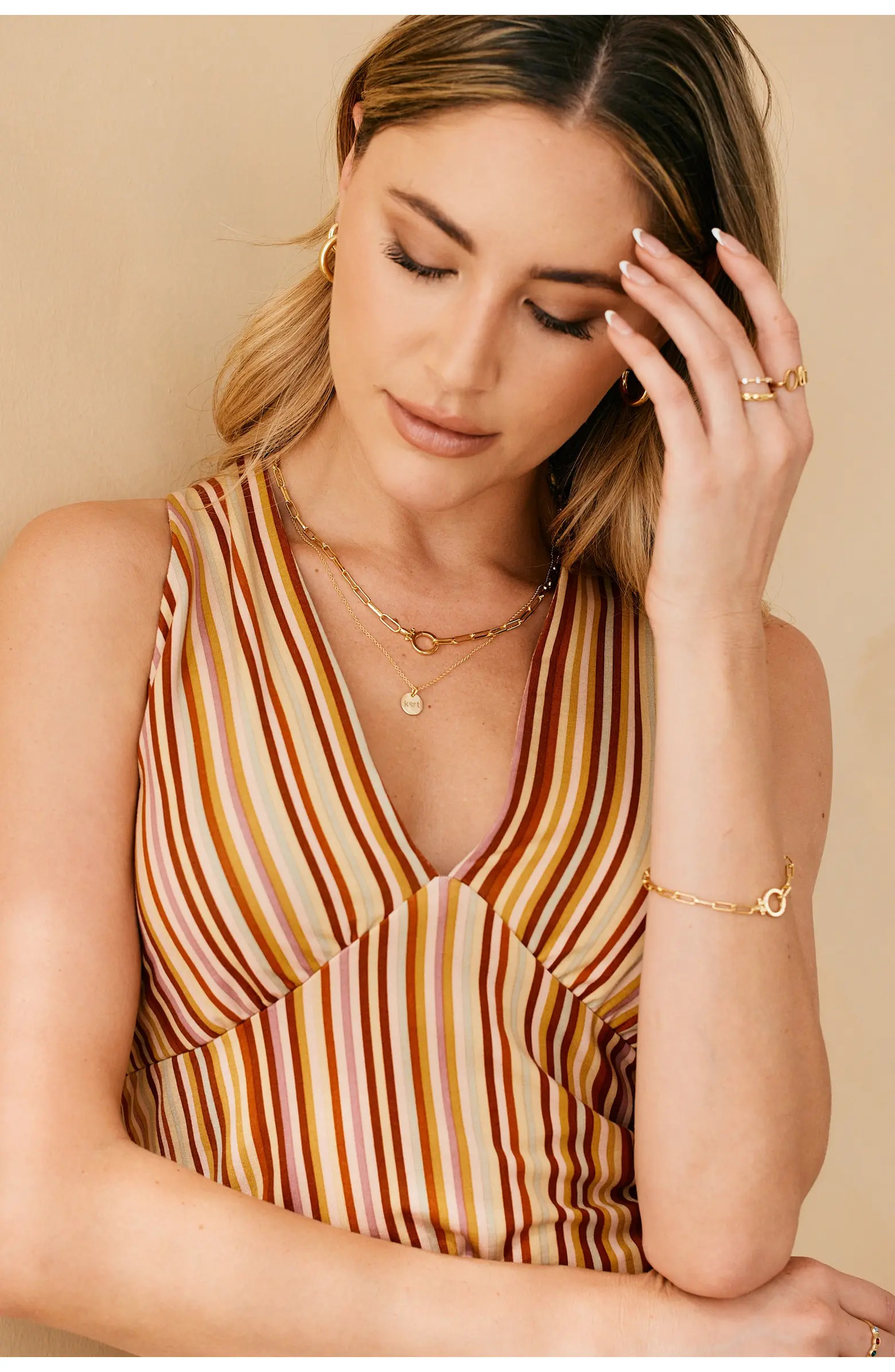 Mint & Lily Mint Paperclip Necklace | Nordstrom | Nordstrom