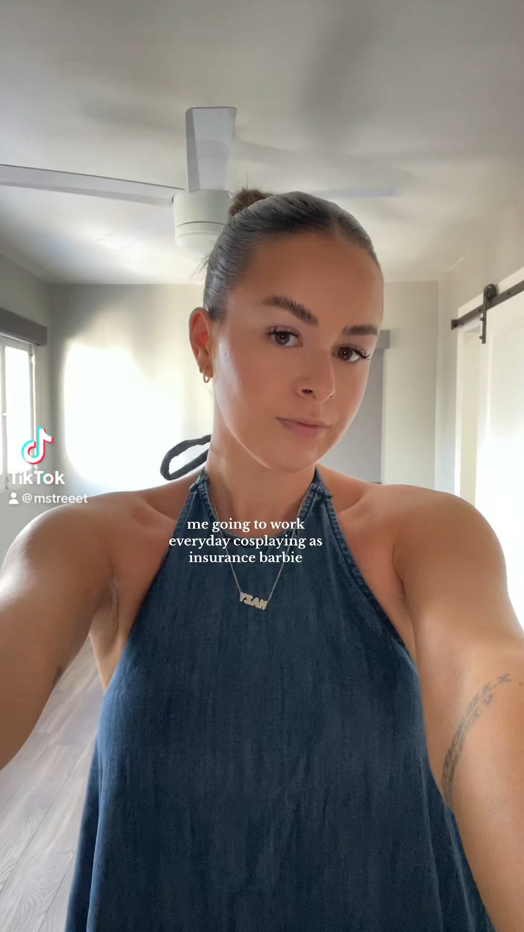 My favorite denim dress right now 💙 #freepeople #freepeopleoutfit #freepeopledress #workootd #officeootd

#LTKFind #LTKworkwear