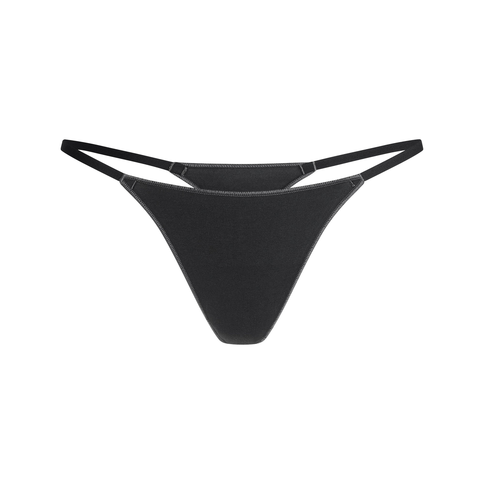 LIGHTWEIGHT COTTON STRING THONG | SOOT TONAL | SKIMS | SKIMS (US)