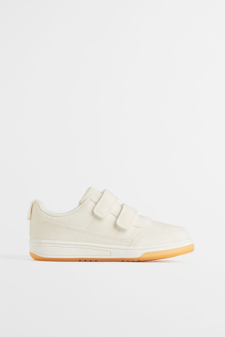 Sneakers in faux leather. Padded tongue, hook-loop tabs at front, and a loop at back. Mesh lining... | H&M (US)