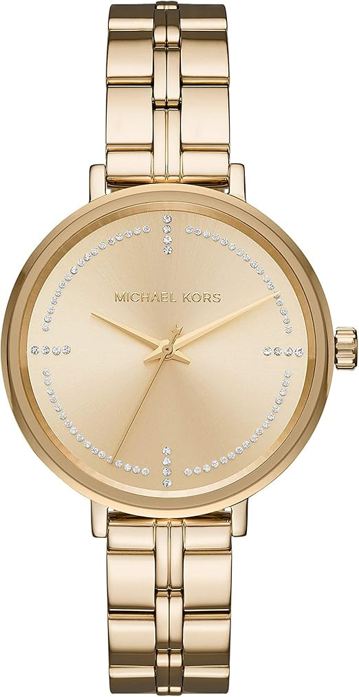 Michael Kors Bridgette Stainless Steel Watch With Glitz Accents | Amazon (US)