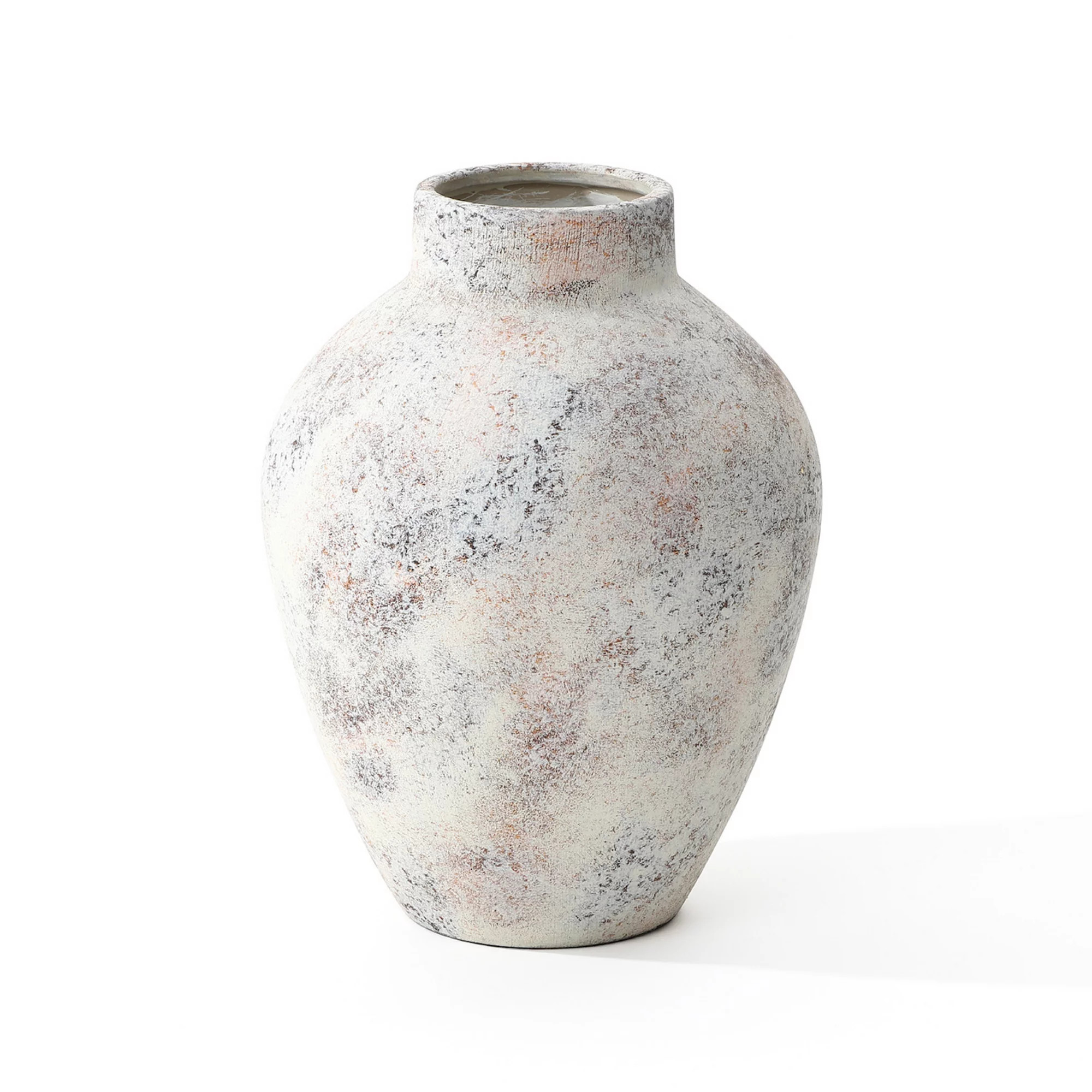 LuxenHome Marble White 12 inch Tall Stoneware Table Vase | Kohl's