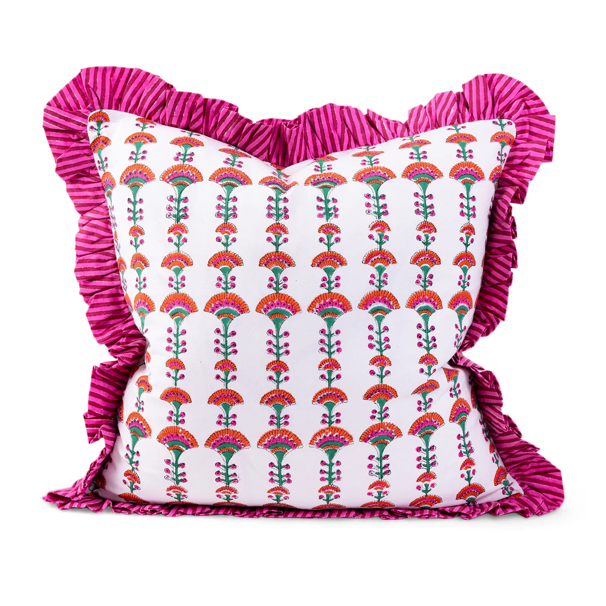 Furbish Studio - Ruffle Throw Pillow - Eugenie | Furbish Studio