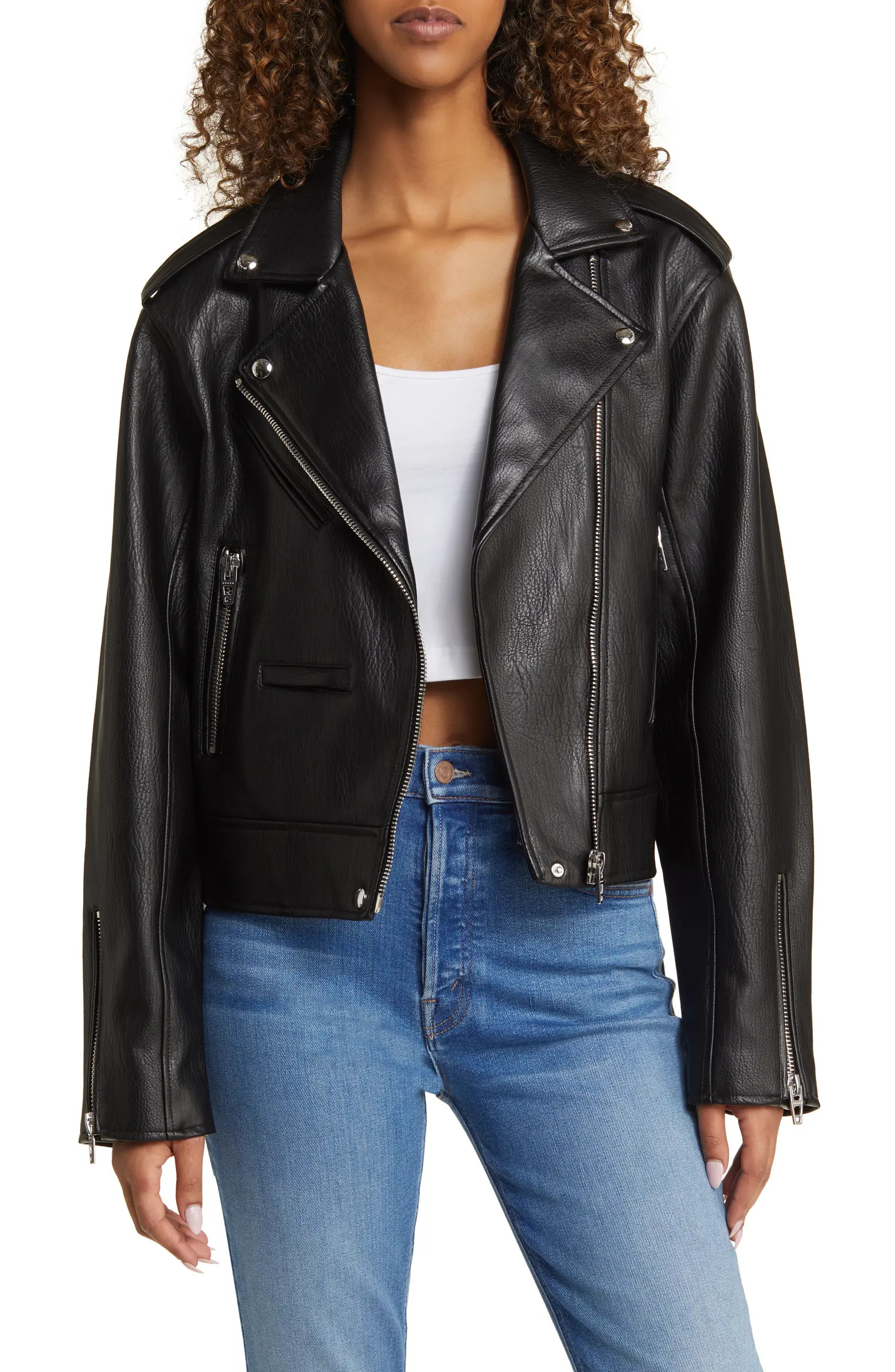 BLANKNYC Faux Leather Moto Jacket | Nordstrom | Nordstrom