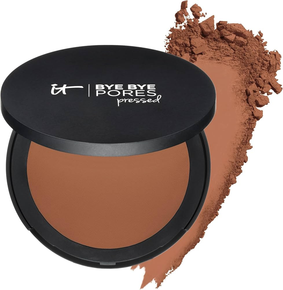 IT Cosmetics Bye Bye Pores Pressed Finishing Powder - Universal Shades - Contains Anti-Aging Pept... | Amazon (US)