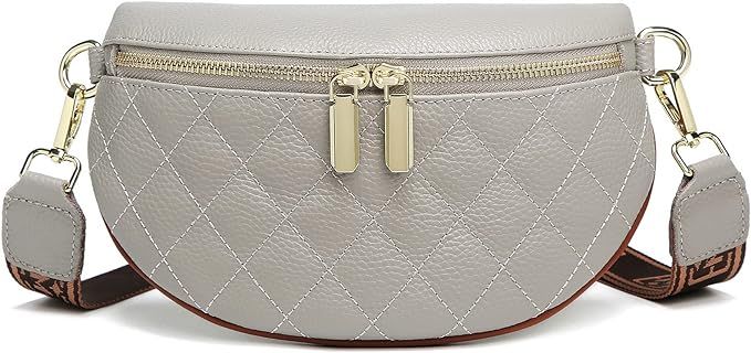 Eslcorri Small Crossbody Sling Bag for Women Trendy - Fashionable Fanny Packs Vegan Leather Chest... | Amazon (US)