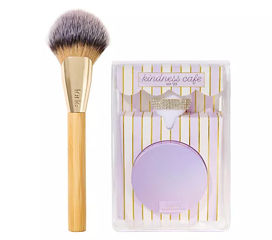 tarte special edition creaseless setting powder & brush - QVC.com | QVC